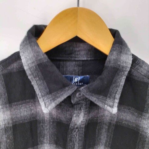ジョージ GEORGE コットンレーヨン オンブレ フランネル BDシャツ メンズ import:M